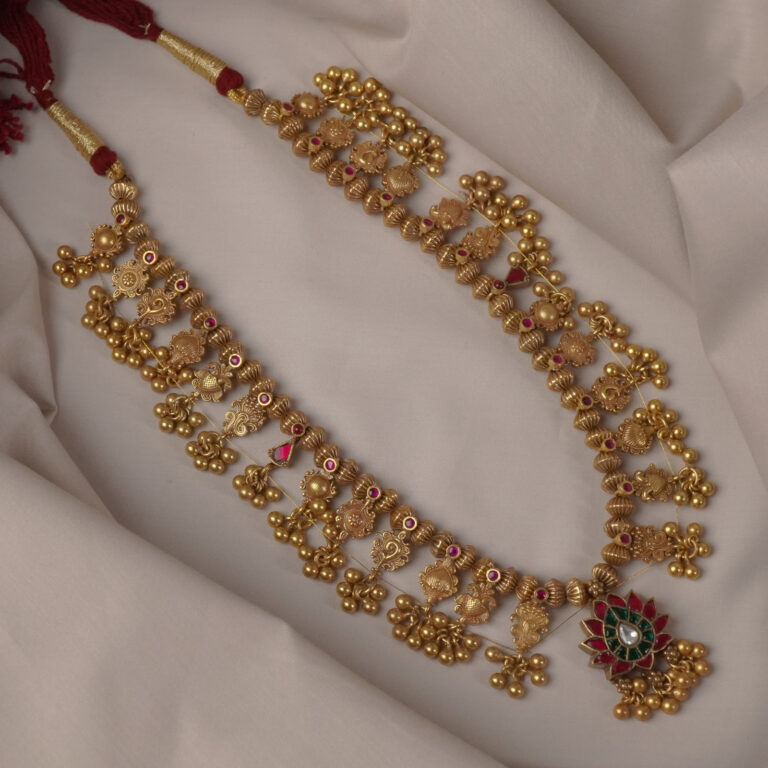 regal gold plated kolhapuri saaj