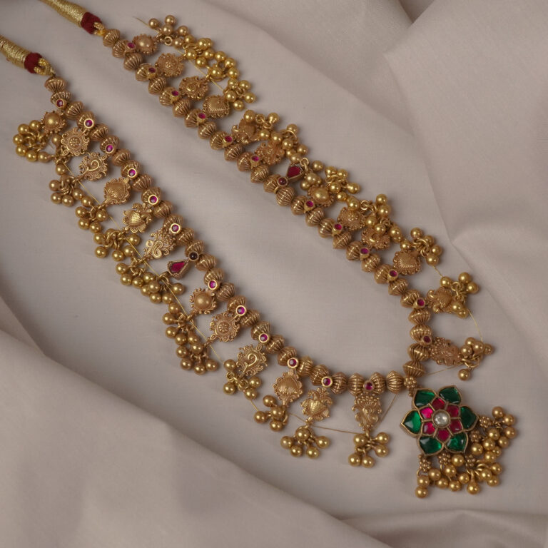 medium size gold plated kolhapuri saaj