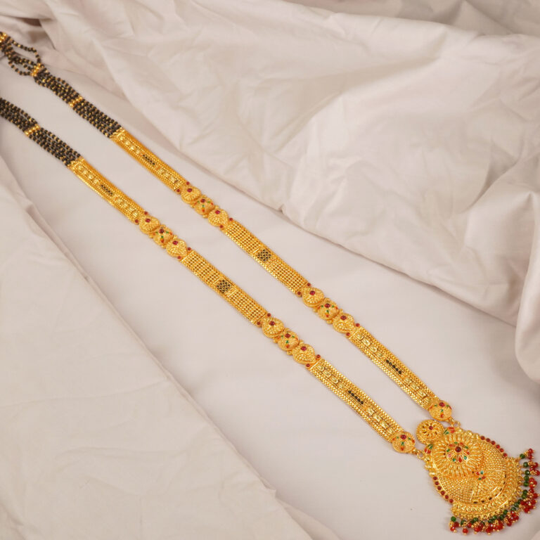 One Gram Mangalsutra Chokda Pendant Design