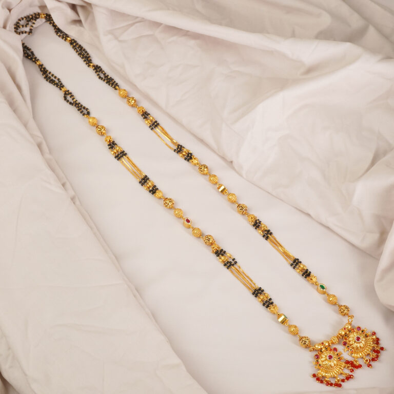 One Gram Chokda Stone Vati Mangalsutra Design