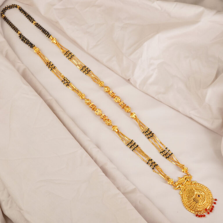 One Gram Meena Mangalsutra Design